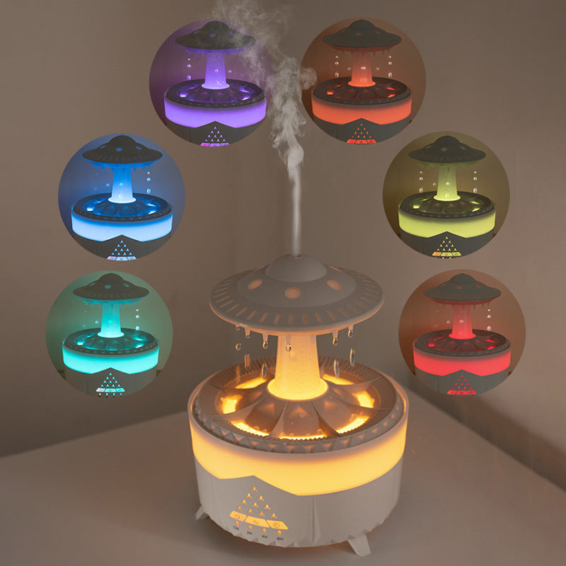 Humidificador aromaterapia lluvia